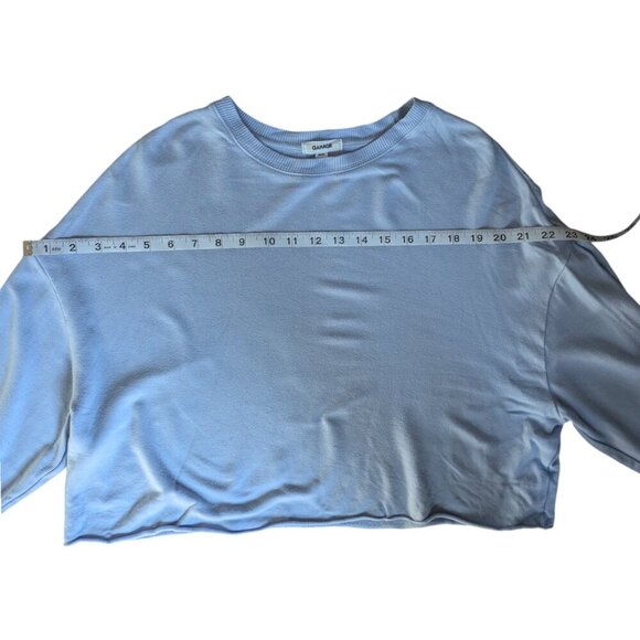 Garage Light Blue Soft Long Sleeve Top Women Size Medium - Picture 10 of 11